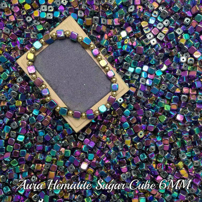 OFF Screen Hematite crystal bead_ 1 bowl