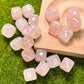 Mix crystal Dice carving 15mm 1pc