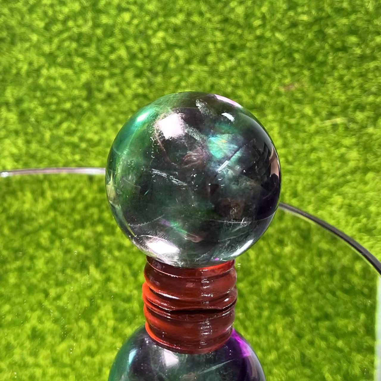 1pc Fluorite sphere 4.6cm