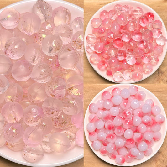 DIY Glass Peach accessories