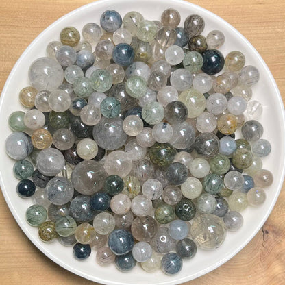 OFF Screen crystal bead bag_ 1 bowl Mix size 6-14mm