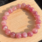 Pink tourmaline bracelet 10mm