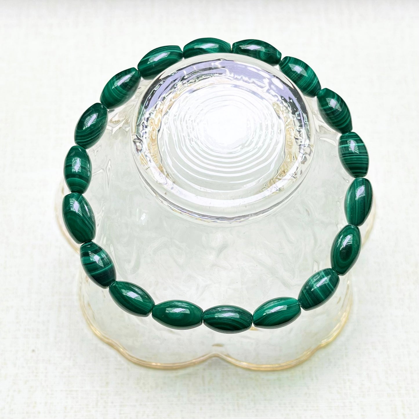 Malachite oval bracelet