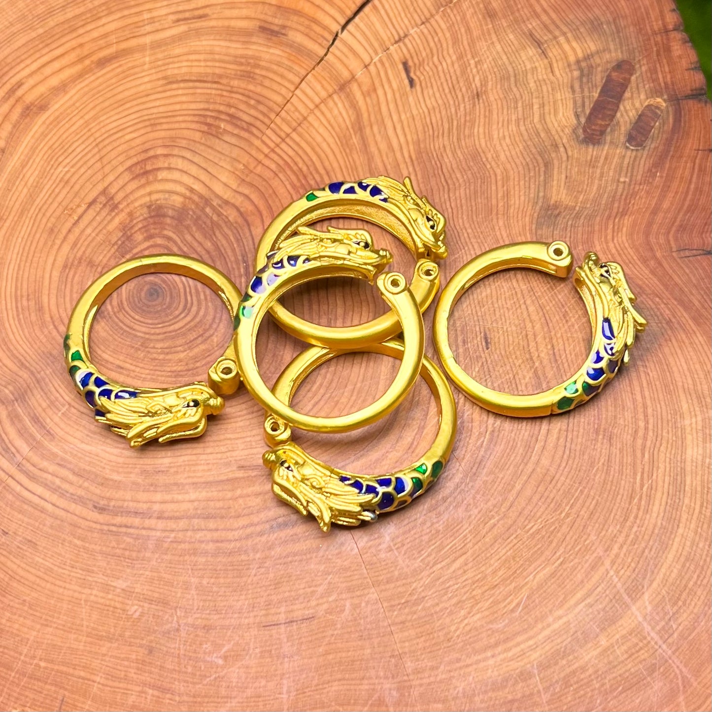 DIY Dragon ring accessories 5pc